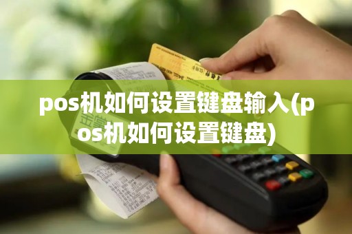 pos机如何设置键盘输入(pos机如何设置键盘)