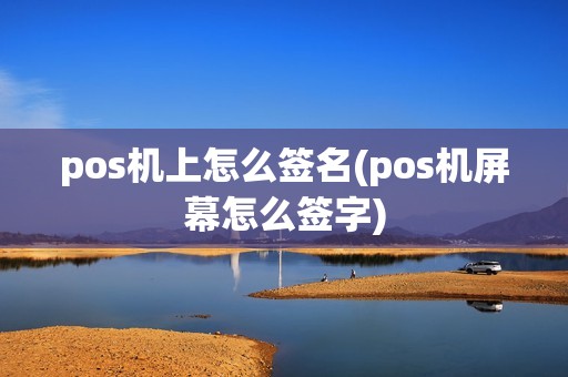 pos机上怎么签名(pos机屏幕怎么签字)