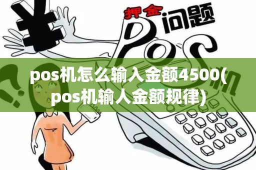 pos机怎么输入金额4500(pos机输人金额规律)