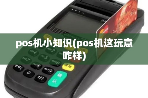 pos机小知识(pos机这玩意咋样)