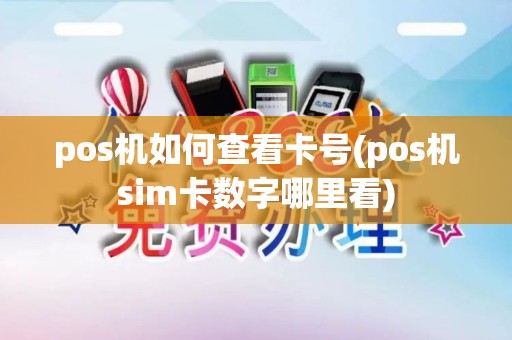 pos机如何查看卡号(pos机sim卡数字哪里看)