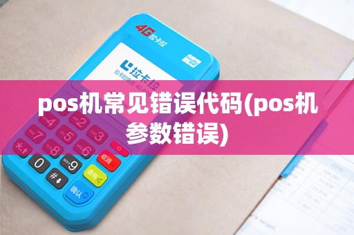 pos机常见错误代码(pos机参数错误)