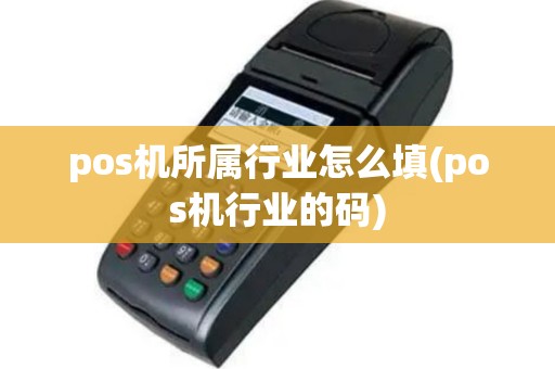 pos机所属行业怎么填(pos机行业的码)