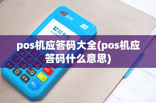 pos机应答码大全(pos机应答码什么意思)
