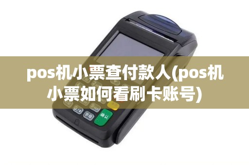 pos机小票查付款人(pos机小票如何看刷卡账号)