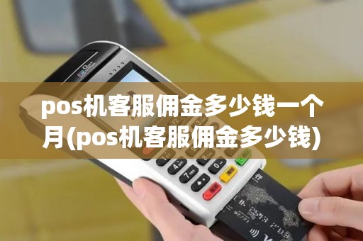 pos机客服佣金多少钱一个月(pos机客服佣金多少钱)