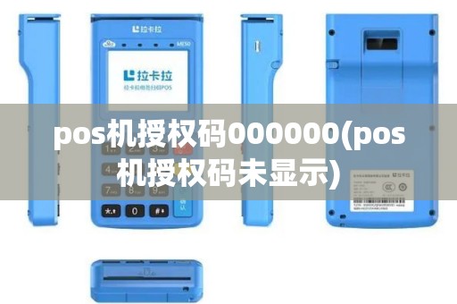 pos机授权码000000(pos机授权码未显示)