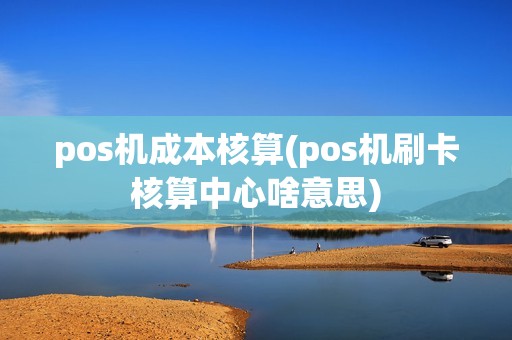 pos机成本核算(pos机刷卡核算中心啥意思)