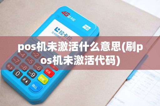 pos机未激活什么意思(刷pos机未激活代码)