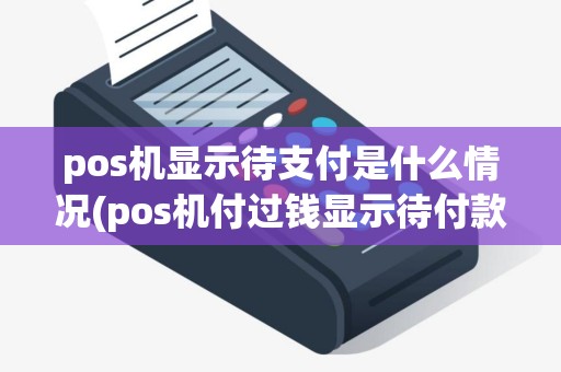 pos机显示待支付是什么情况(pos机付过钱显示待付款)