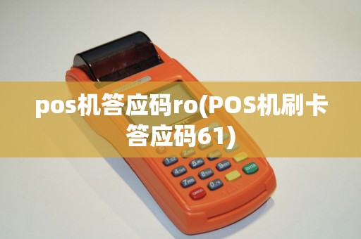 pos机答应码ro(POS机刷卡答应码61)
