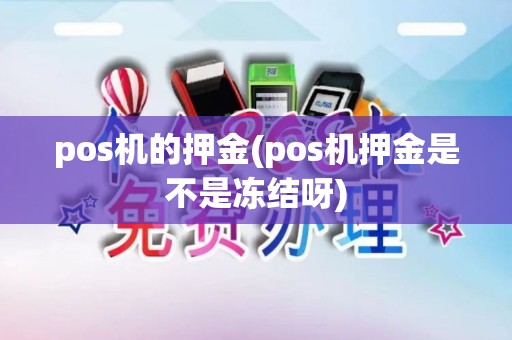 pos机的押金(pos机押金是不是冻结呀)